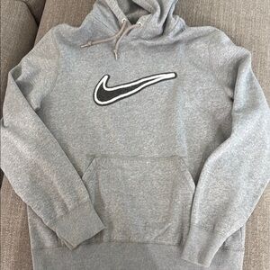 Nike Gray Sweatshirt Hoodie.